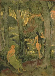 Junge Frauen beim Baden, 1892